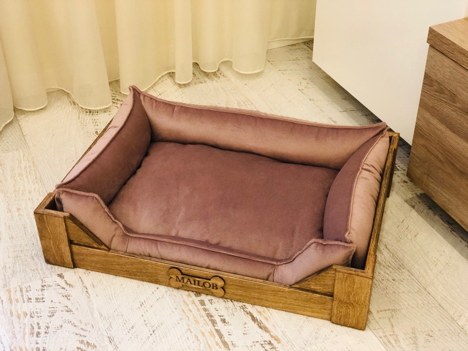 Erhöhtes Hundebett-Gestell Aus Holz – Freistehend, In 3 Höhen, Nur Rahmen (ohne Matratze)