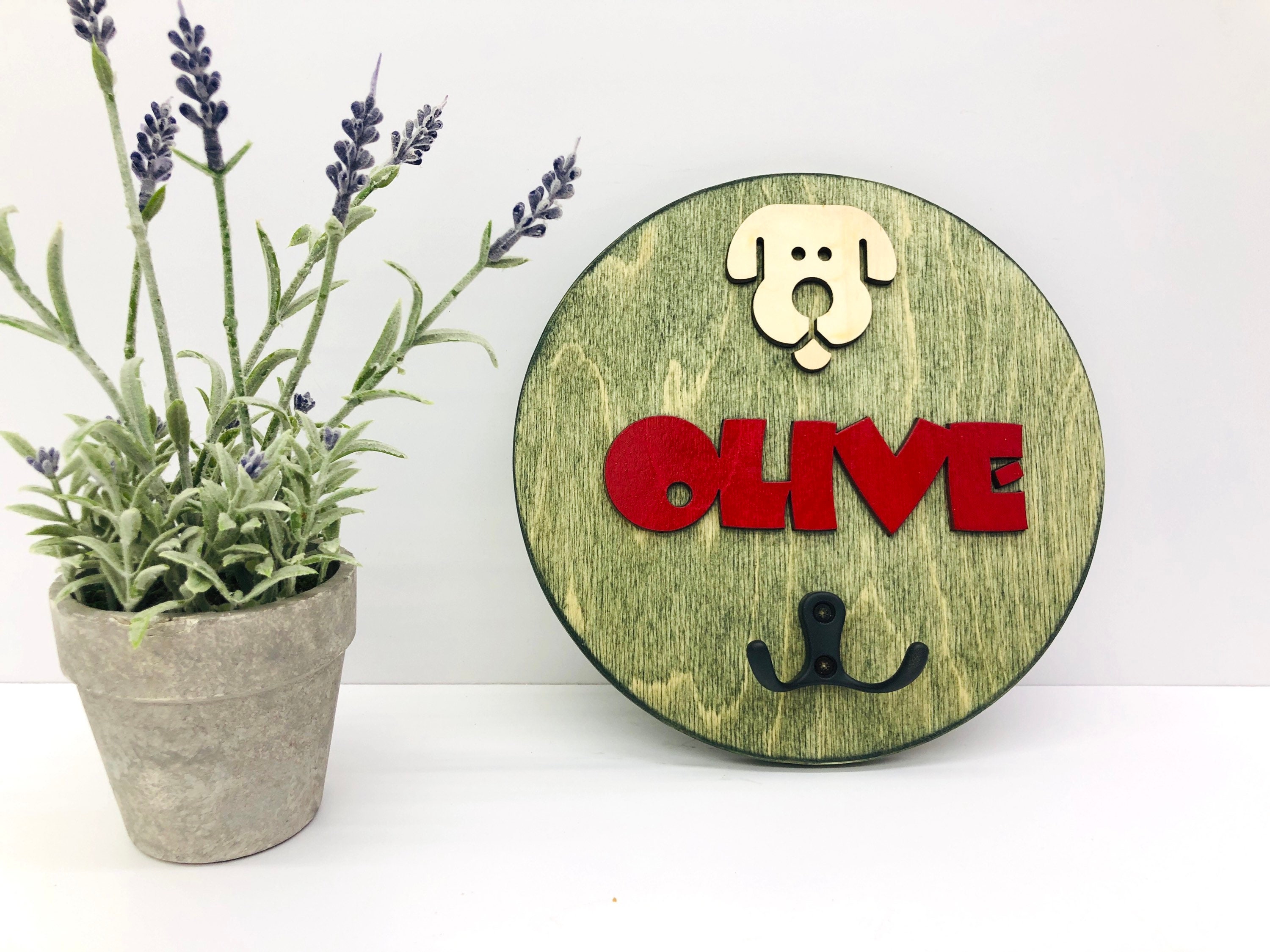 Custom Dog Name Sign Etsy