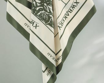 Aangepaste beide zijden bedrukte sjaal Aangepaste zijden sjaal met jouw ontwerp,op maat gemaakte zijden sjaal,aangepast bandana feestcadeau,aangepaste zijden sjaal groothandel