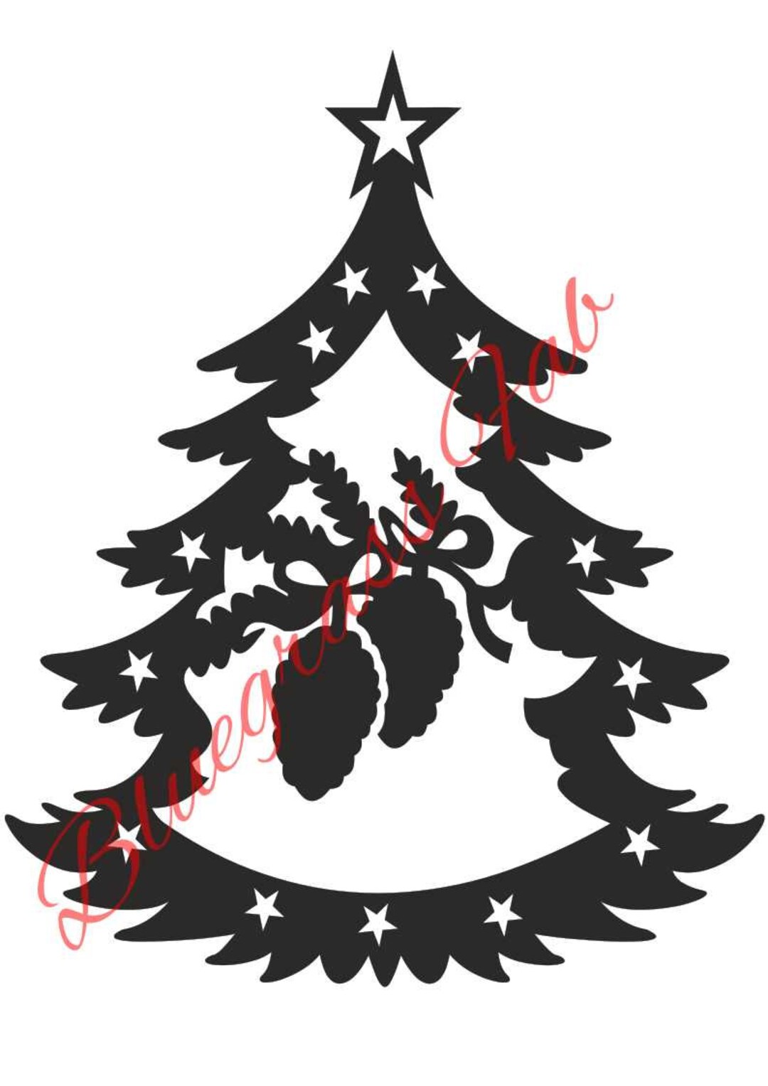 Christmas Tree Door Hanger/wall Art Etsy