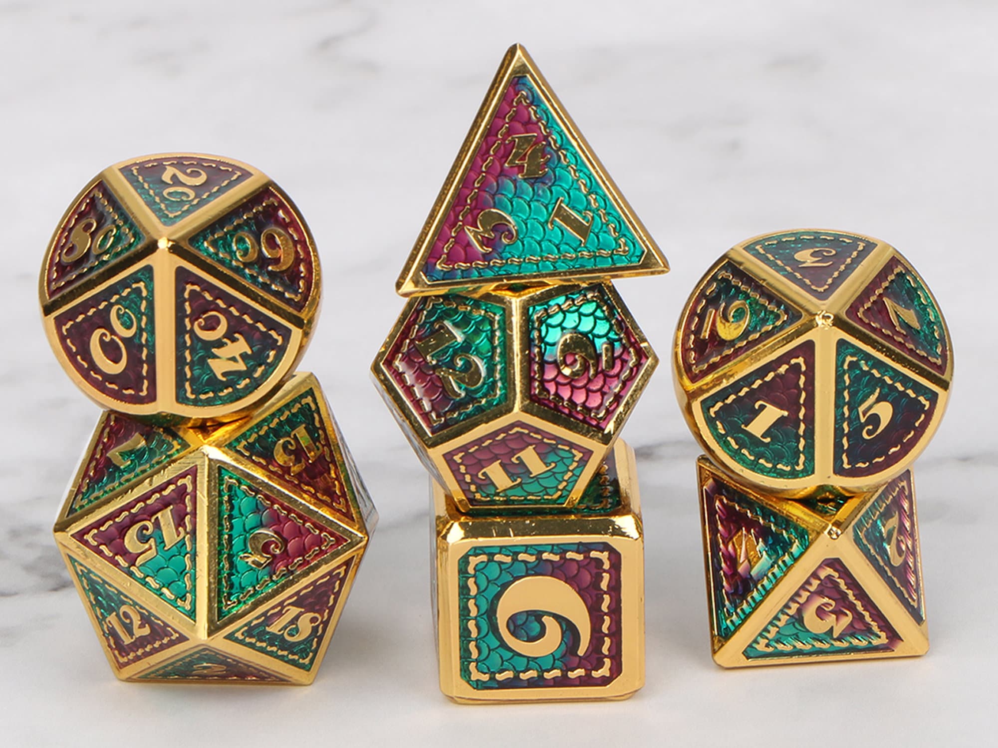 D&ddiceset / metal dice / dnd dice set / rpg d20 / Etsy