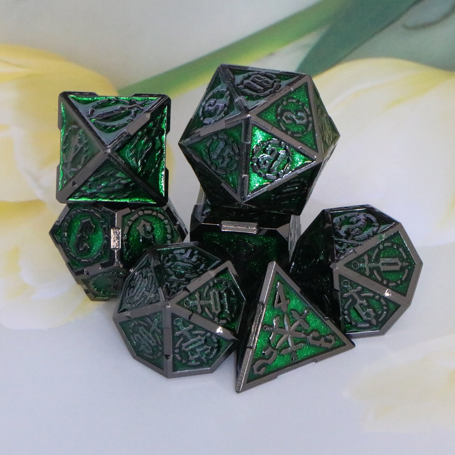 Sword metal dice / dnd dice set / rpg d20 / polyhedral dice Etsy