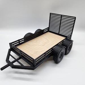 1/18 to 1/24 scale extra wide trailer for scx24 fms rochobby katana panda