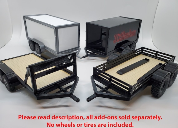 1 24 Scale Trailer for Kyosho Mini z SCX24 Atlas Katana and Other