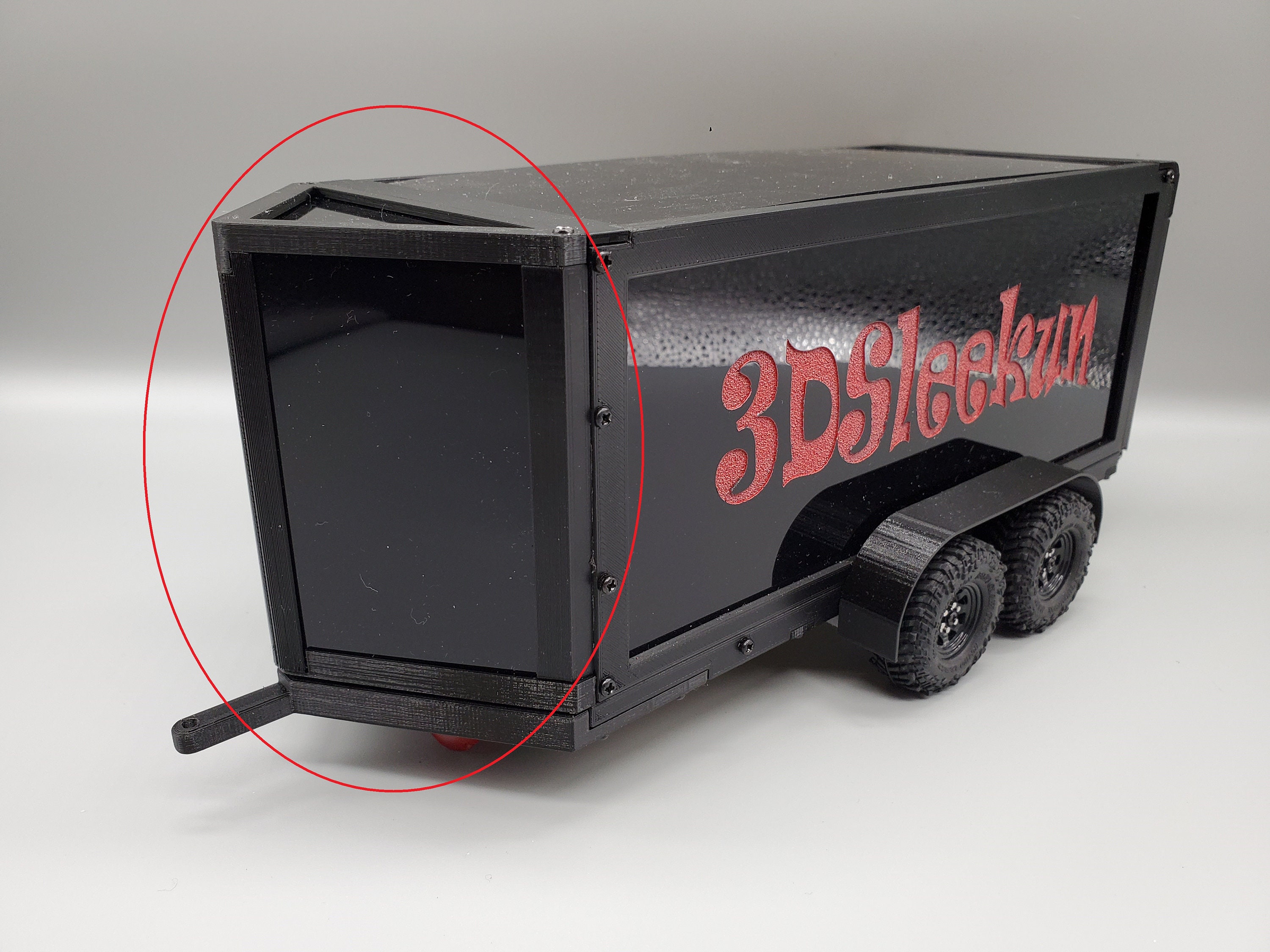1/24 Scale Trailer Kit: Mini-z SCX24 Crawlers, Open/enclosed