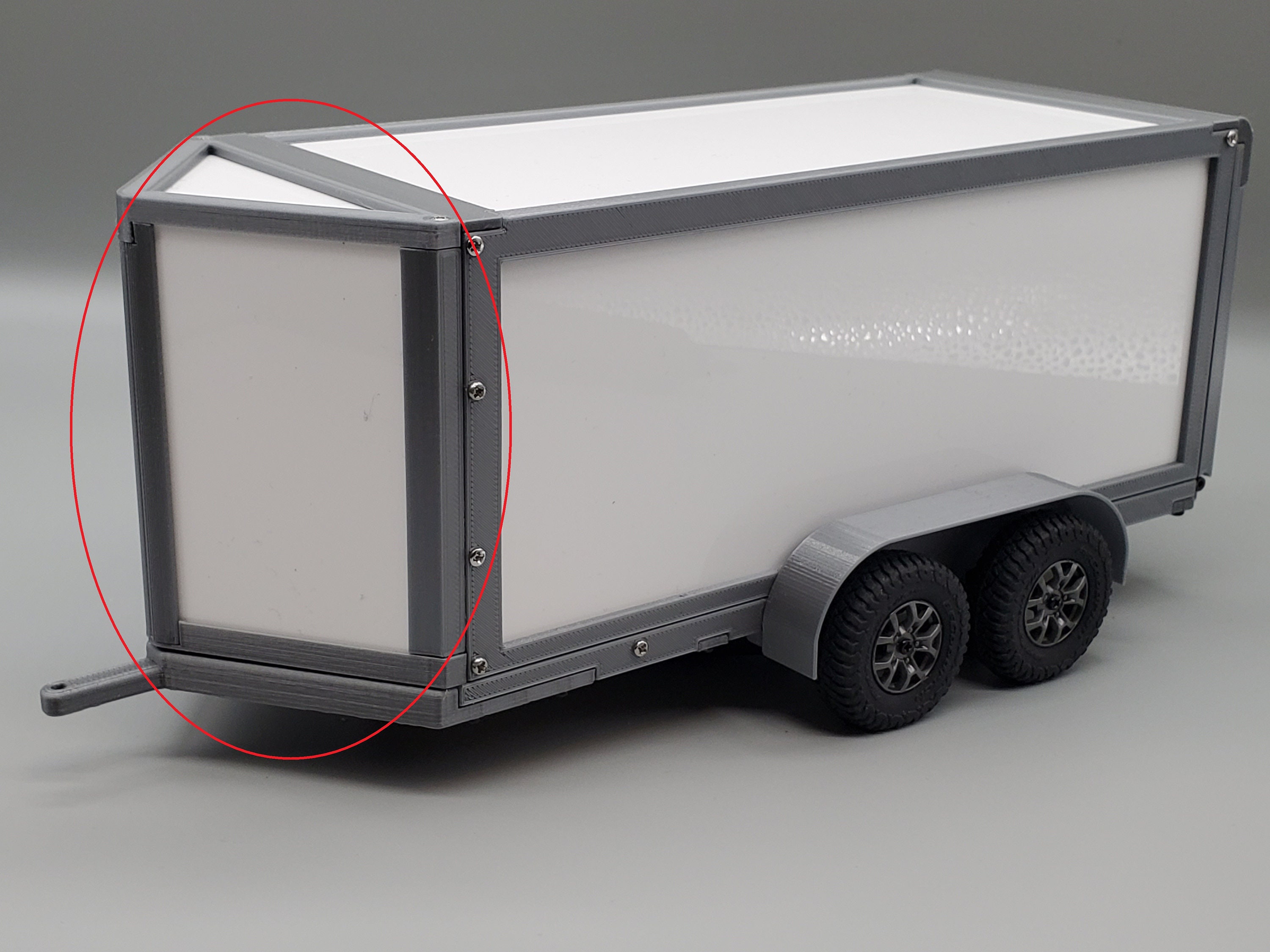 1/24 Scale Trailer Kit: Mini-z SCX24 Crawlers, Open/enclosed