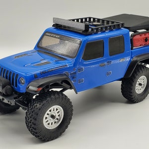Barres de toit et barres lumineuses pour Axial SCX24 Jeep Gladiator Crawlers échelle 1/24