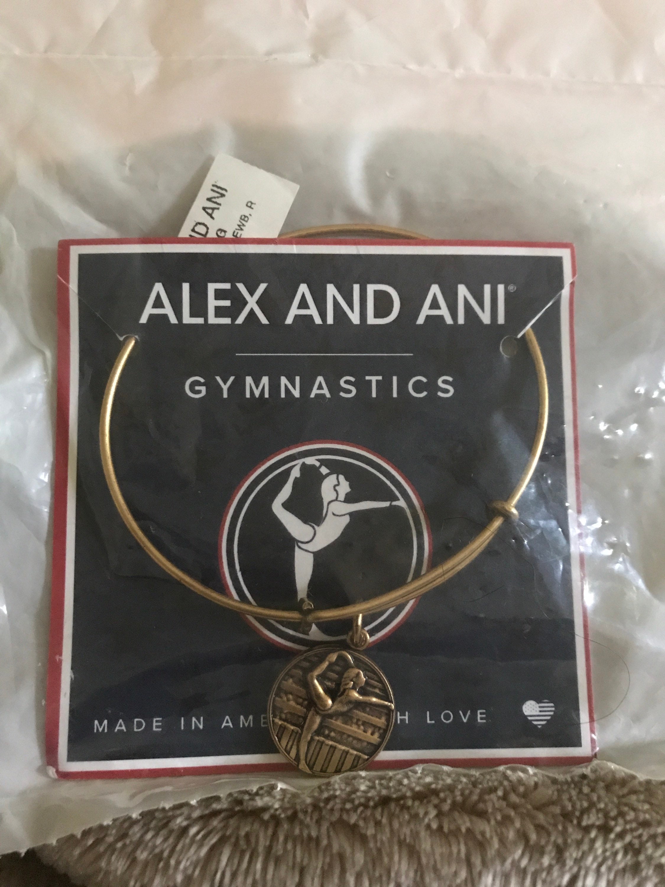 ALEX AND ANI Goldtone Gymnastics Adjustable Charm Bracelet Etsy