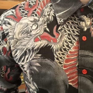 Big Japanese Dragon slim fit men shirt