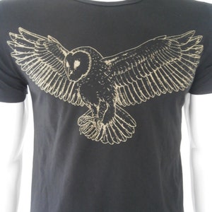 Owl tight fitted mens t shirt