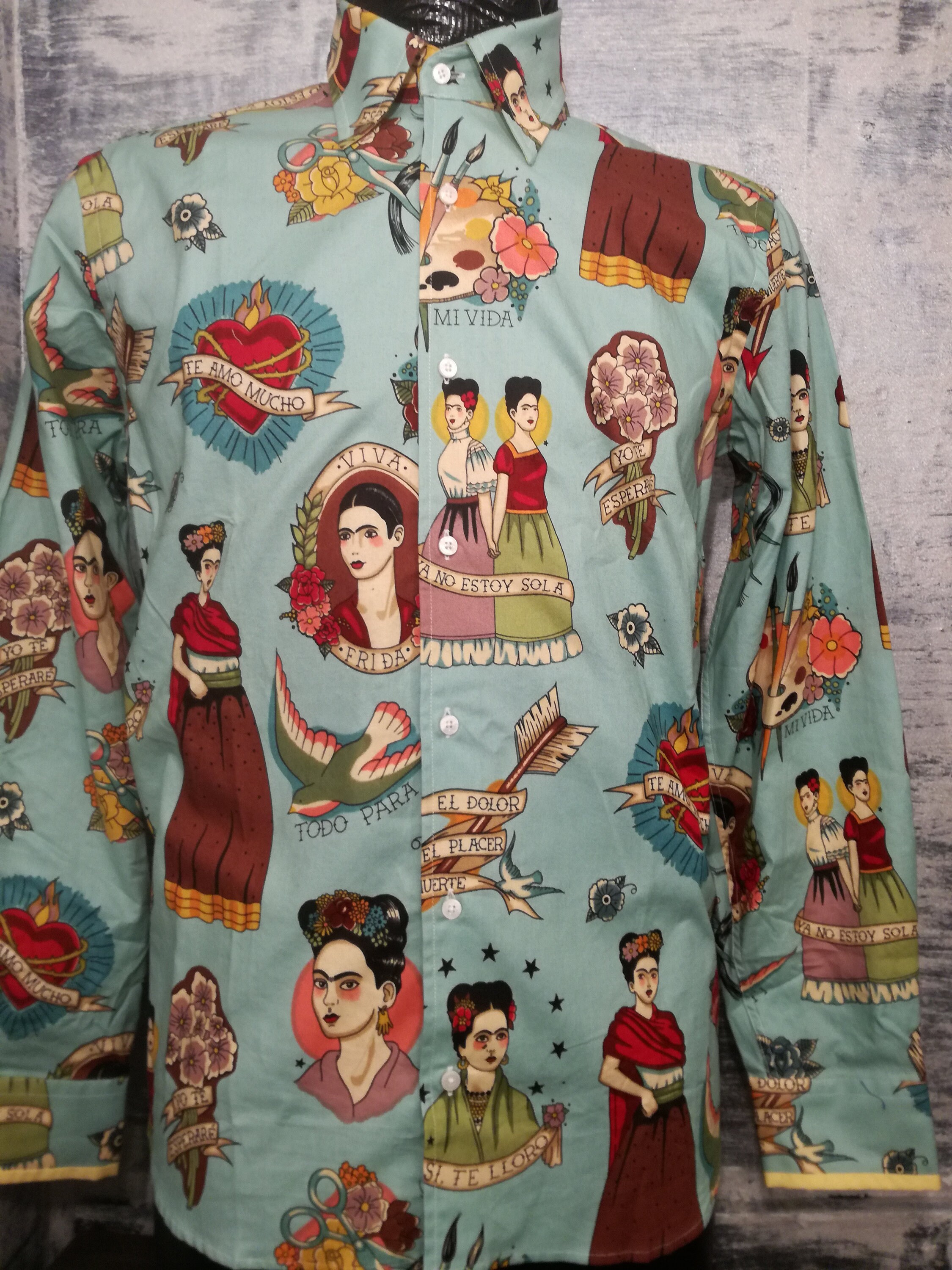 Frida Khalo tailored men's shirt