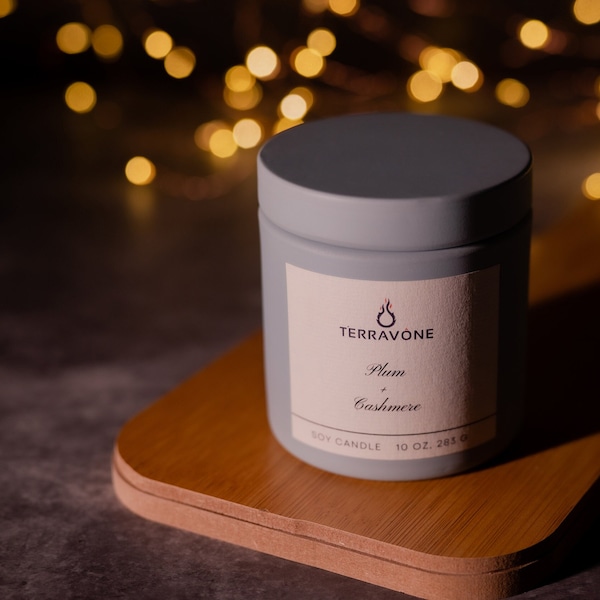 STORE CLOSING SALE | 25 Percent off | Plum Candle| 100% Organic Candle| Eco-Friendly| Vegan Candle|Handmade| Holiday Gifts