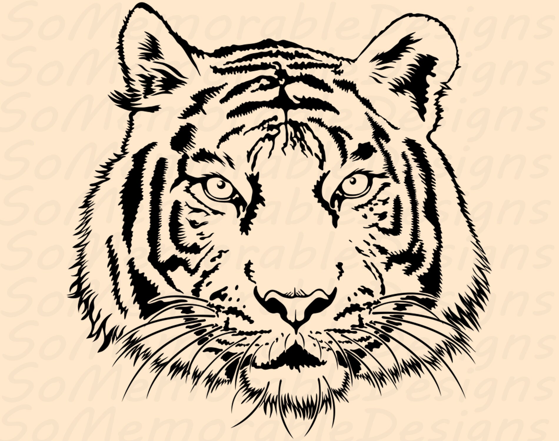 Tiger Svg, Tiger Svg File for Cricut, Tiger Print Tshirt Design - Etsy