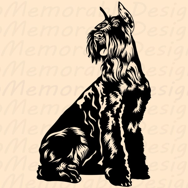 Giant Schnauzer svg, Giant Schnauzer svg file for cricut, Giant Schnauzer printable, Giant Schnauzer print tshirt