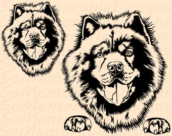 Chow chow svg, Chow chow svg file for cricut, Chow chow printable tshirt design