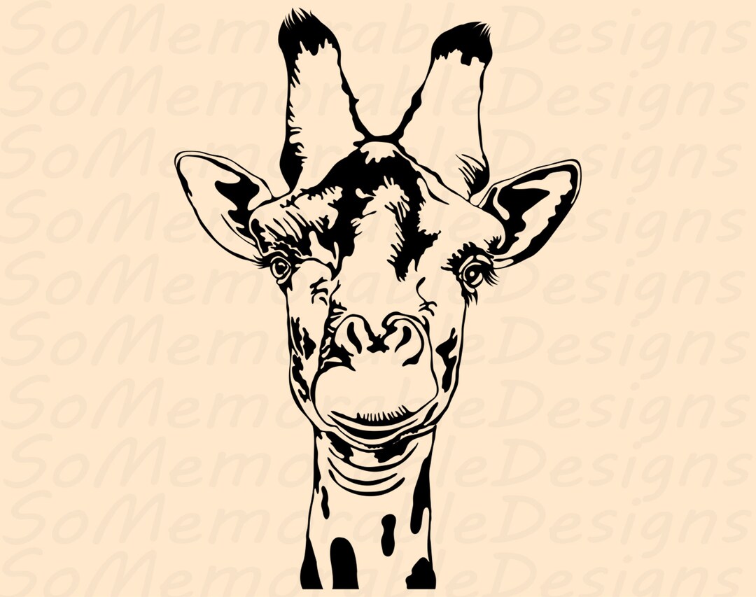 Giraffe Svg, Giraffe Svg File for Cricut, Giraffe Printable Tshirt