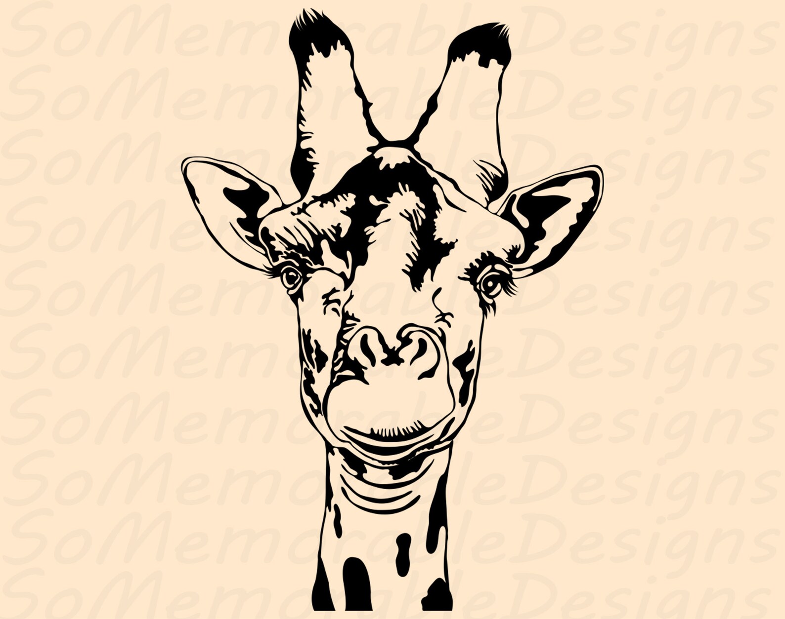 Giraffe Svg, Giraffe Svg File for Cricut, Giraffe Printable Tshirt