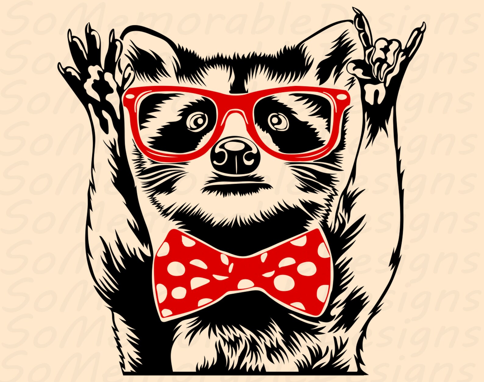 Raccoon Svg, Raccoon Svg File for Cricut, Raccoon Printable Tshirt ...