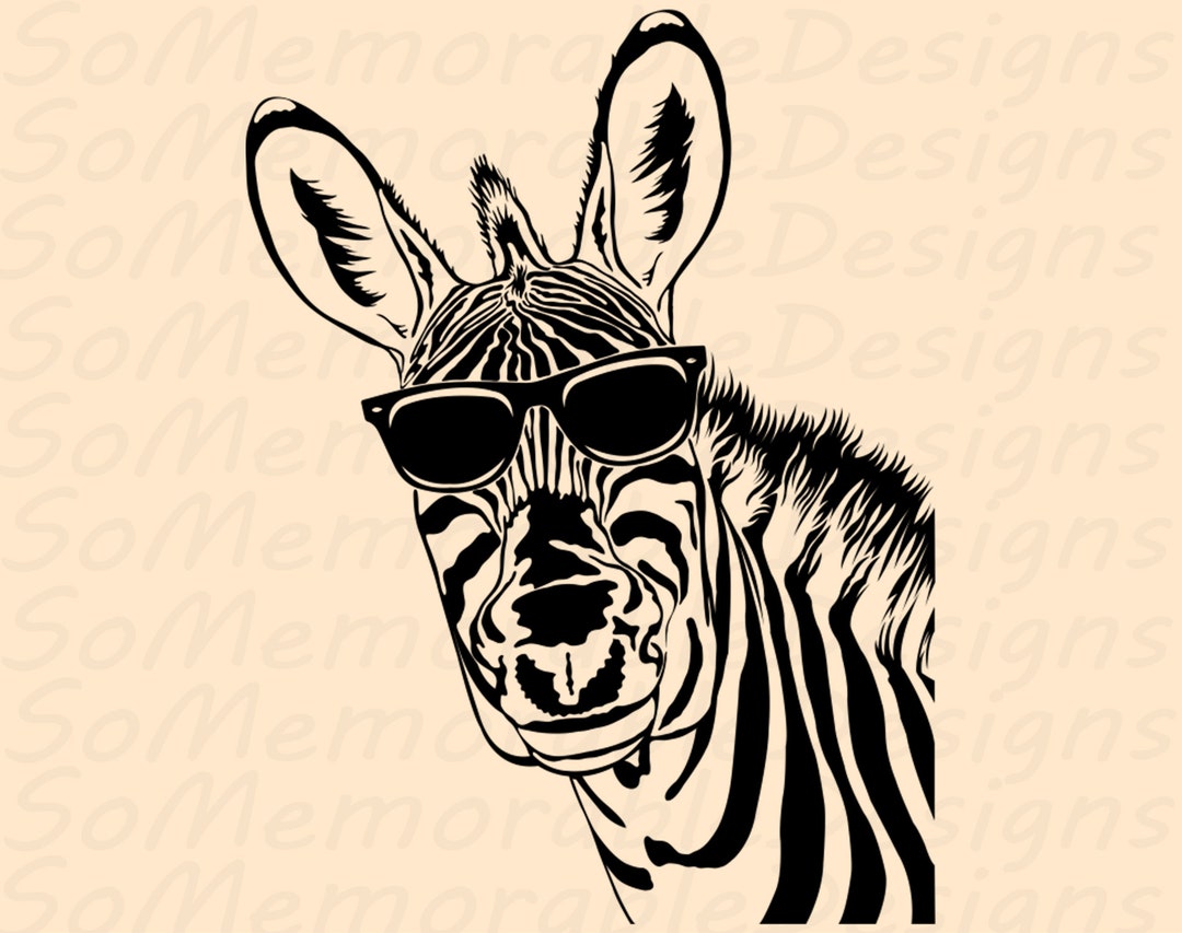 Zebra Svg, Zebra Svg File for Cricut, Zebra Printable Tshirt Design - Etsy