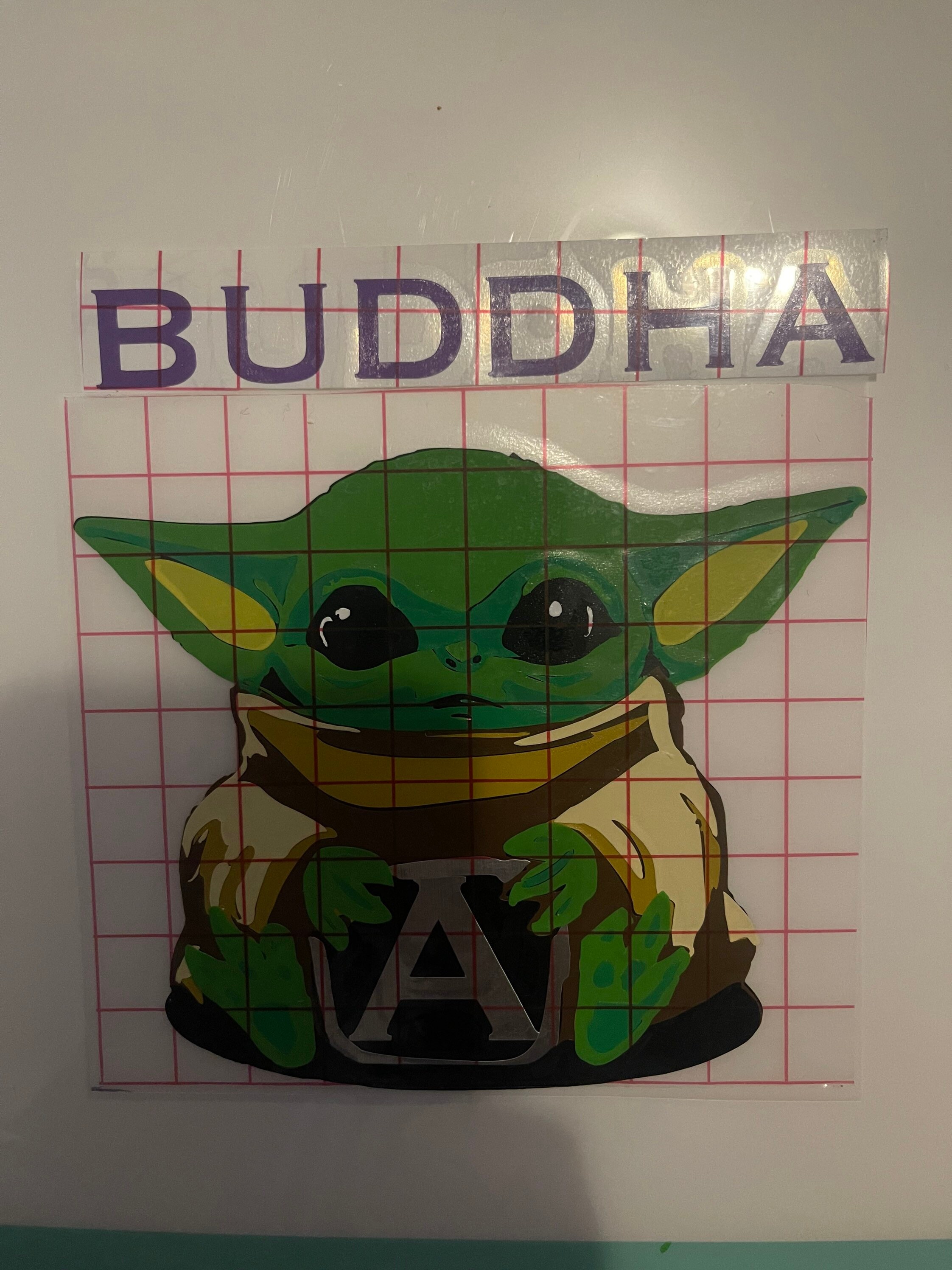 Custom Baby Yoda Vinyl Sticker - Etsy