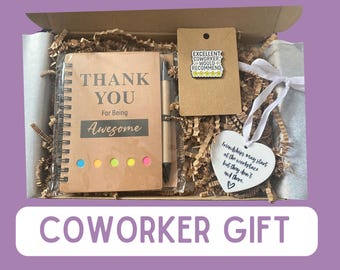 Coworker Thank You Gift Set, Colleague Letterbox Gift, Work Bestie Leaving Gift, Friendship Gift for Her, Office Appreciation Present