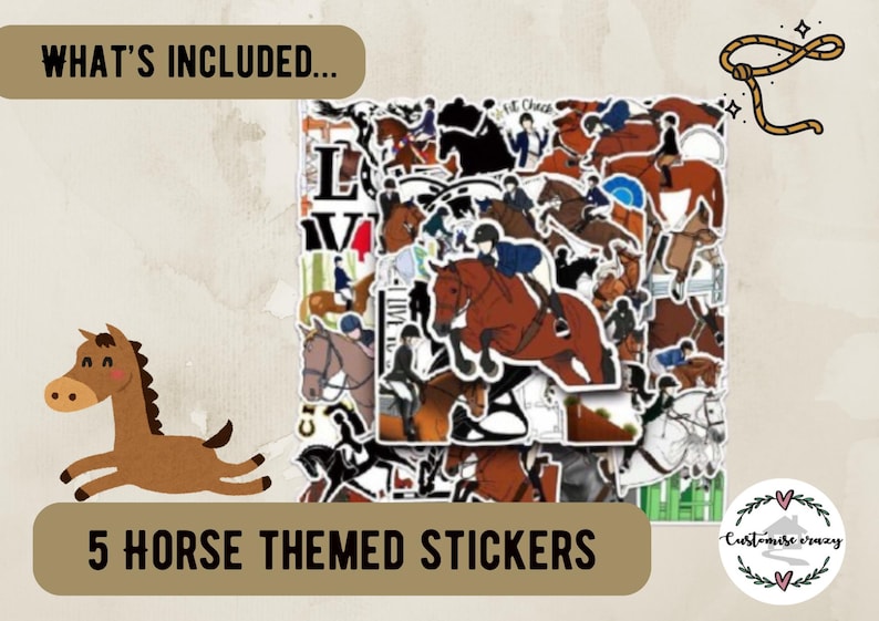Horse Lover Gift Box Set - Horse Riding Theme Kit, Horse Birthday Gifts for Women, Luxury Hamper for Girls & Teens, Horse Themed Accessories image 6