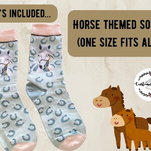 Horse Lover Gift Box Set - Horse Riding Theme Kit, Horse Birthday Gifts for Women, Luxury Hamper for Girls & Teens, Horse Themed Accessories image 3