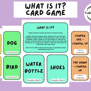 What Is It: Drinking Game for Adults, Downloadable Drinking Cards, Drinking Game Printable Version, Outdoor Drinking Game, 95+ Playing Cards