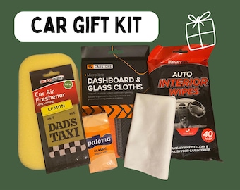 Dad's Taxi Car Kit Gift – Funny Car Cleaning Gift for Dad, Novelty Father's Day Gift, Dad's Car Essentials, Stocking Filler for Him