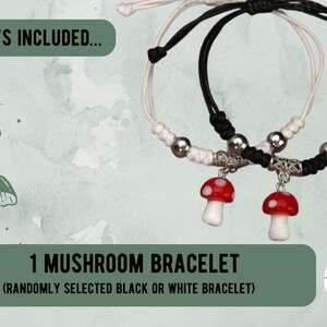 Mushroom Lover Gift For Him - Fungi Gift Ideas - Crew Socks, Charm Bracelet, Mushroom Necklace - Boyfriend Letterbox Gift Set image 5