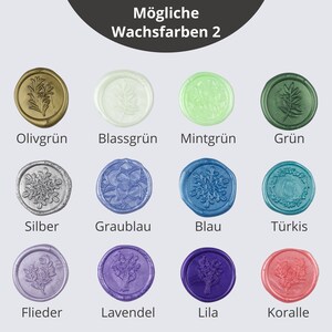 Wax seal marbled Self-adhesive wax seals for wedding finished wax seals gold green white and other colors image 8