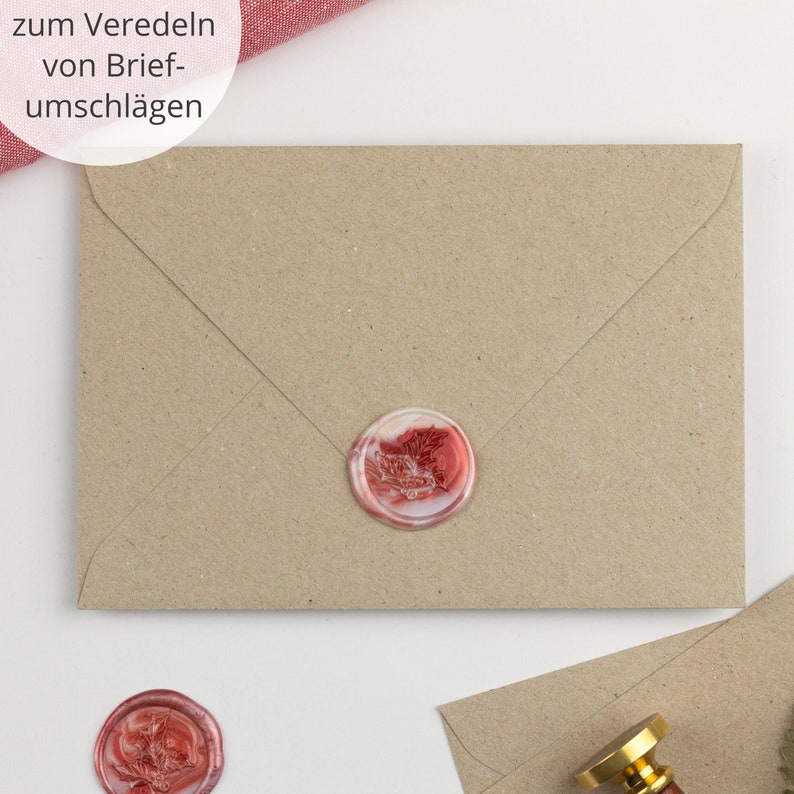 Wax seal marbled Self-adhesive wax seals for wedding finished wax seals gold green white and other colors image 5