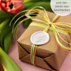 Wax seal tulip Self-adhesive wax seals for weddings and Easter finished wax seals gold pink white and other colors image 6