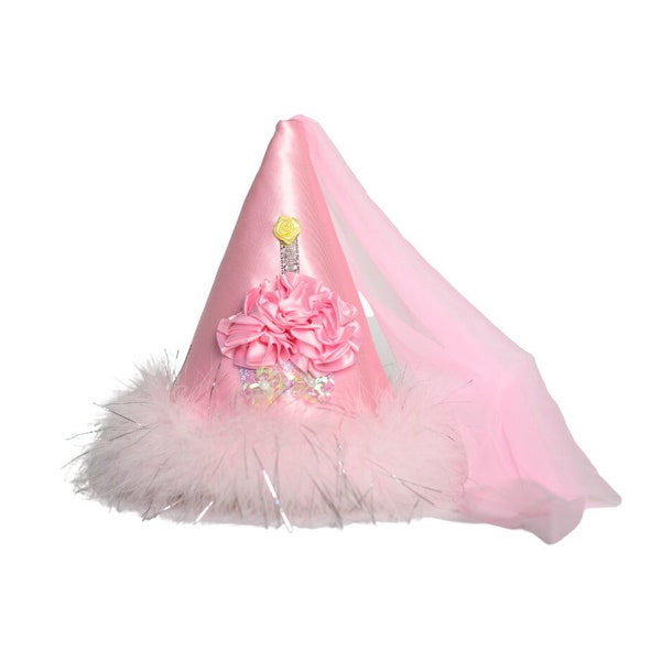 Toddler Sized Princess Birthday & Cupcake Hat - w/ Customizable Candle Options (#'s 1-3)!