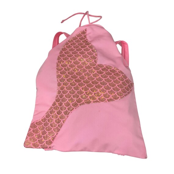 Light Pink Mermaid Scale Print Cinched Drawstring Lycra Backpack for Daily Use Beach Travel and is a ONE OF A KIND Etsy