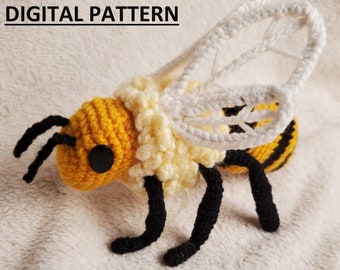 Bee / Honeybee Crochet Amigurumi (PATTERN ONLY)
