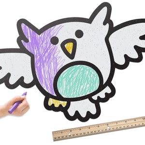 Hooting Owl︱Color Erase︱Play Décor