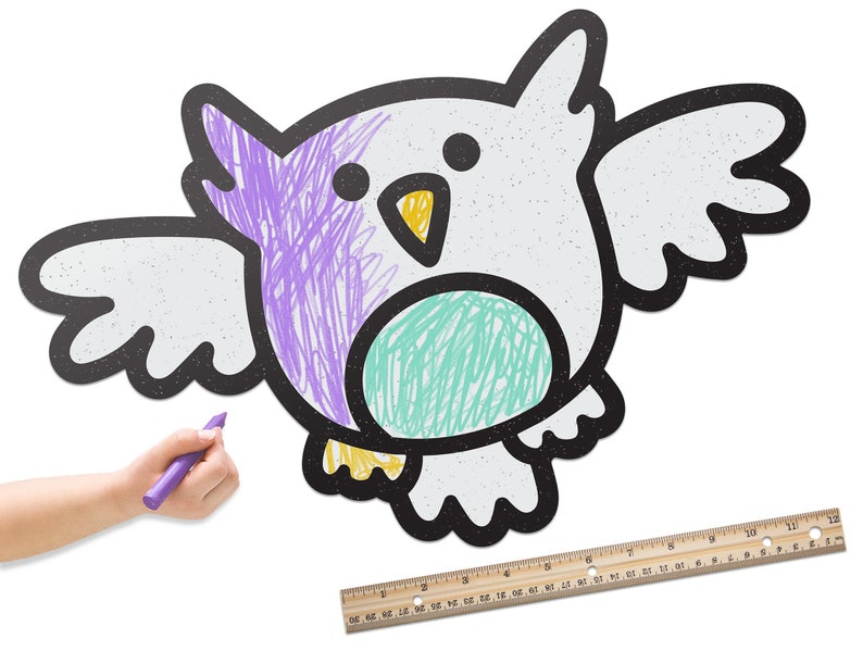 Hooting Owl︱Color Erase︱Play Décor