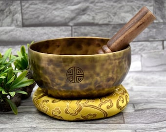 7 inch Full moon singing bowls - Sound Healing Bowls - Authentic Full moon Bowls - Best for meditation - Tibetan singing bowls from nepal