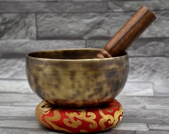 7 inches tiger eye singing bowls - Tibetan singing bowls - Chakra Healing Meditation Palm size therapy Bowls - Nepalese singing bowls