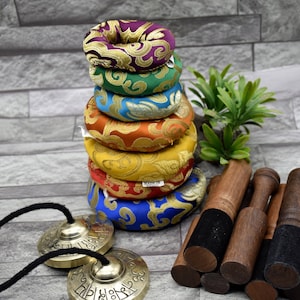 Natural Singing Bowl Set of 7 - Tibetan Singing Bowls - Healing Set ...