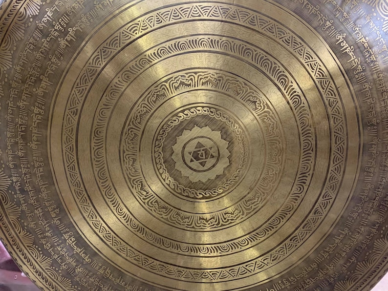 Extra Large Sound Healing Gong Gongs Bath Healing Deep Etsy