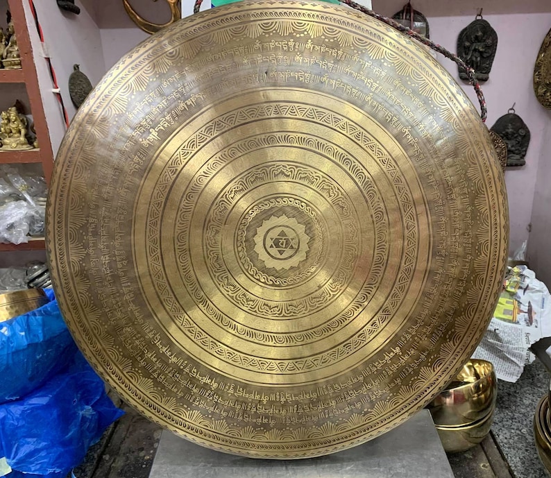 Extra Large Sound Healing Gong- Gongs Bath- Healing- Deep Resonating ...