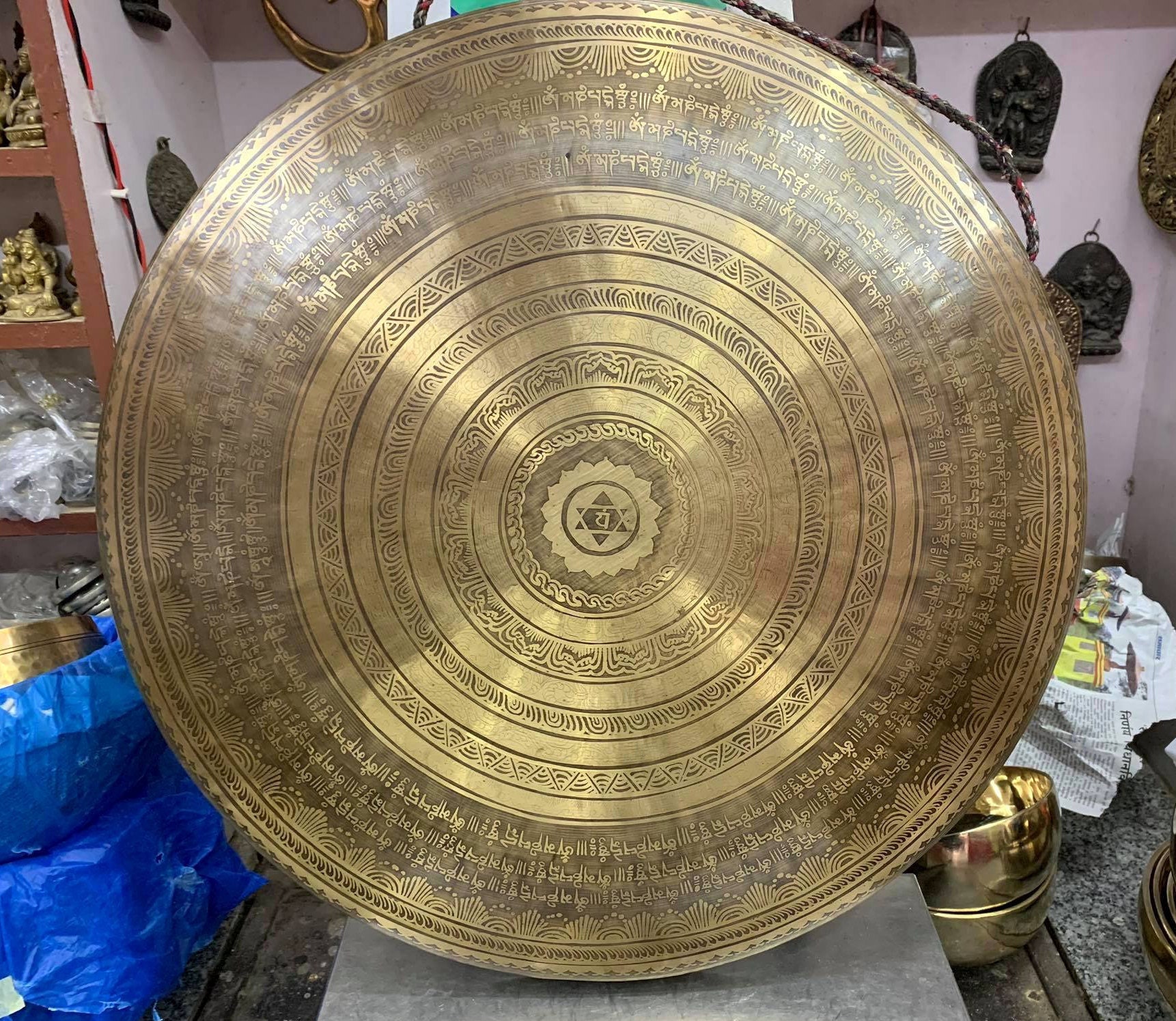 Extra Large Sound Healing Gong Gongs Bath Healing Deep Etsy