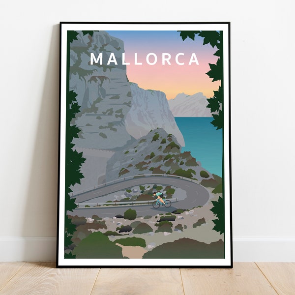 Mallorca Print | Poster | Radfahren