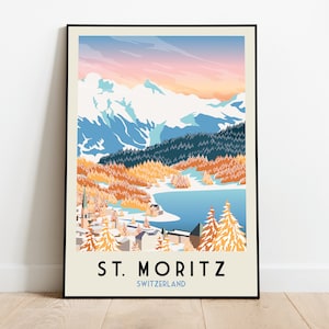 St. Moritz Poster | Poster | Wandkunst