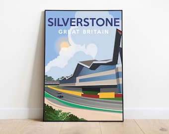 Silverstone Print | Poster | F1 | Formula One Posters | Wall Art