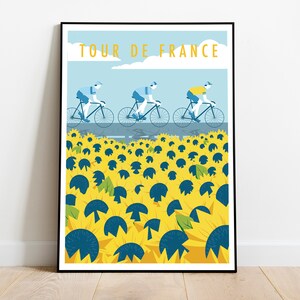 Tour De France Print | Poster | Cycling | Wall Art