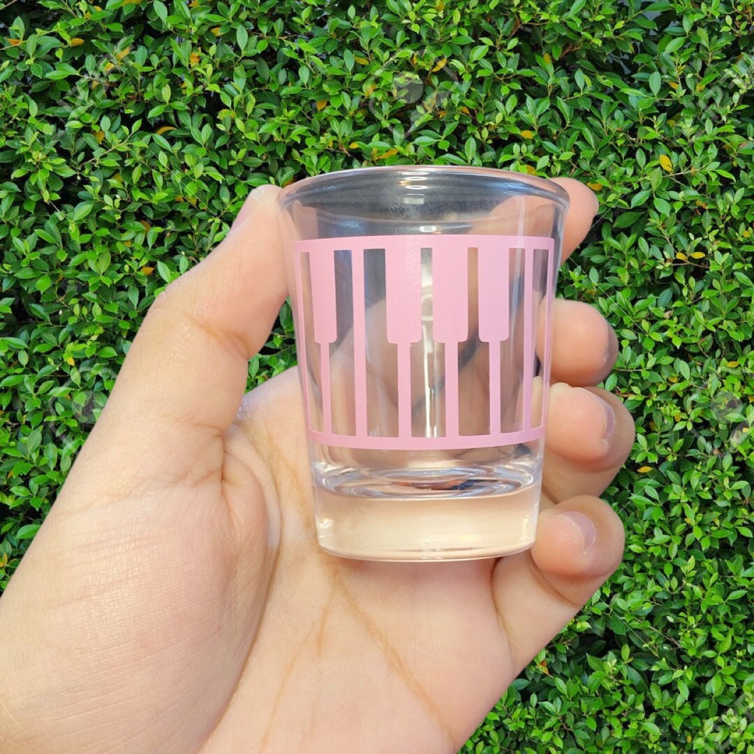 Piano Shot Glass Keyboard Pianist Keys Instrument Choir Etsy