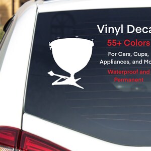 Timpani Vinyl Decal, Tympani Decal, Timpani Sticker, Tympani Sticker, Percussion, Gift for Music Teacher, Musician Gift, Bumper Sticker